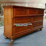 Bufet minimalis kayu jati