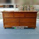 Bufet minimalis kayu jati