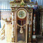 Lemari Jam Hias Jati Brawijaya