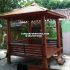 Gazebo kayu kelapa