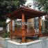 Gazebo kayu jati minimalis