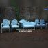Kursi sofa pelaminan pengantin bulan sabit jati murah model terbaru