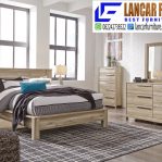 Set Kamar Tempat Tidur Minimalis Natural