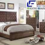 Set Kamar Tempat Tidur jati minimalis