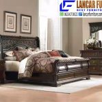 Set Tempat Tidur Jati Ukiran Cantik