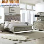 Set Tempat Tidur Minimalis Kaca Mewah