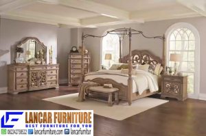 Set Tempat Tidur Ukiran Mirror