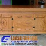 Bufet Minimalis Jati Model Antik