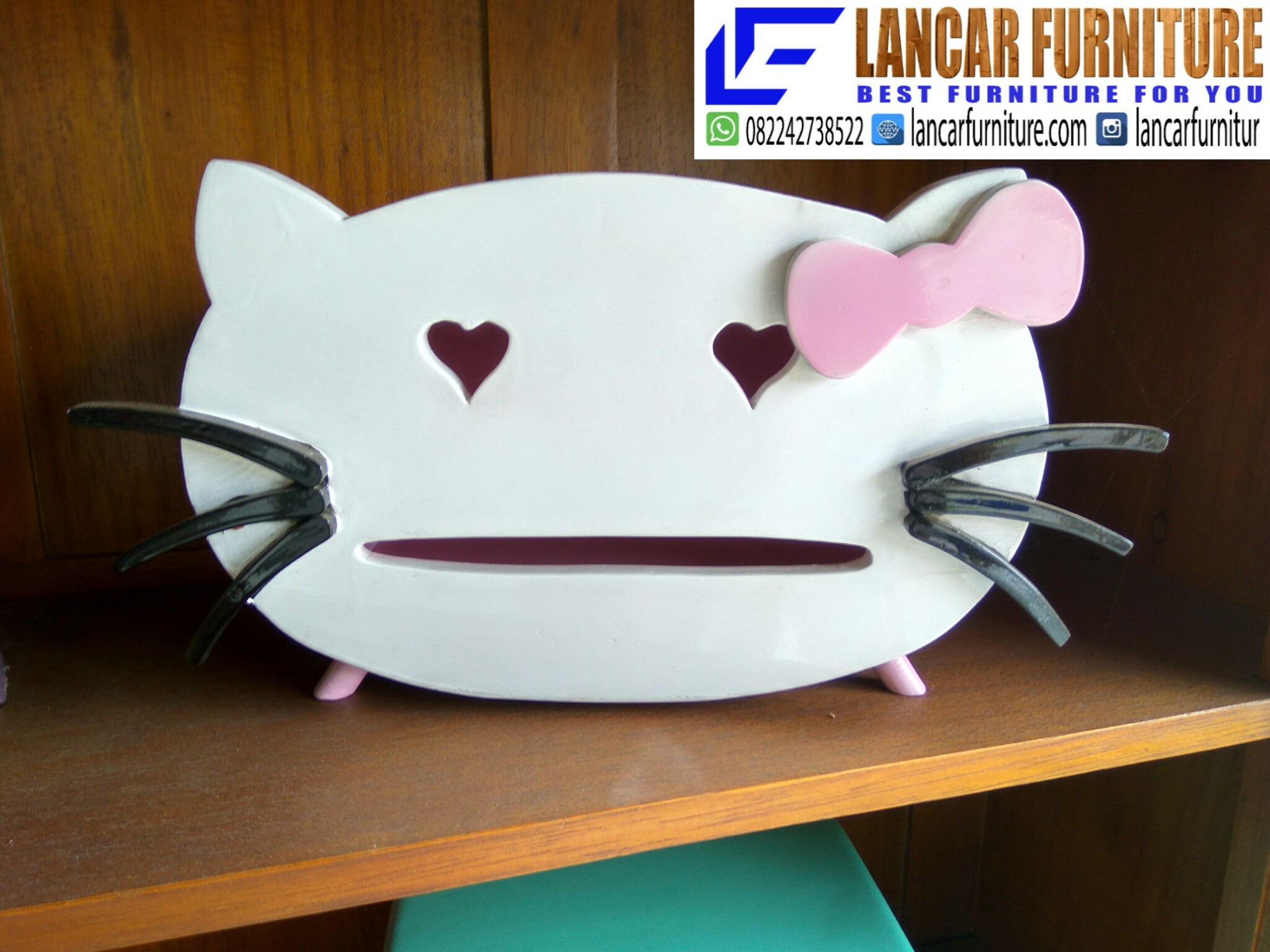 Tempat Tisu Hello Kitty Imut - LANCAR FURNITURE - LANCAR 