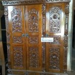 Lemari Pakaian 3 Pintu Model Gebyok