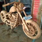 Replika Harley Davidson Kayu Jati