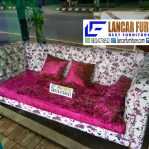 Sofa Mewah Elegant Motif Bunga