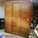 Almari Minimalis Jati